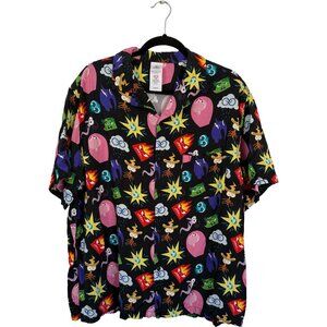 Disney Inside Out 2 Button Up Shirt - Size XL